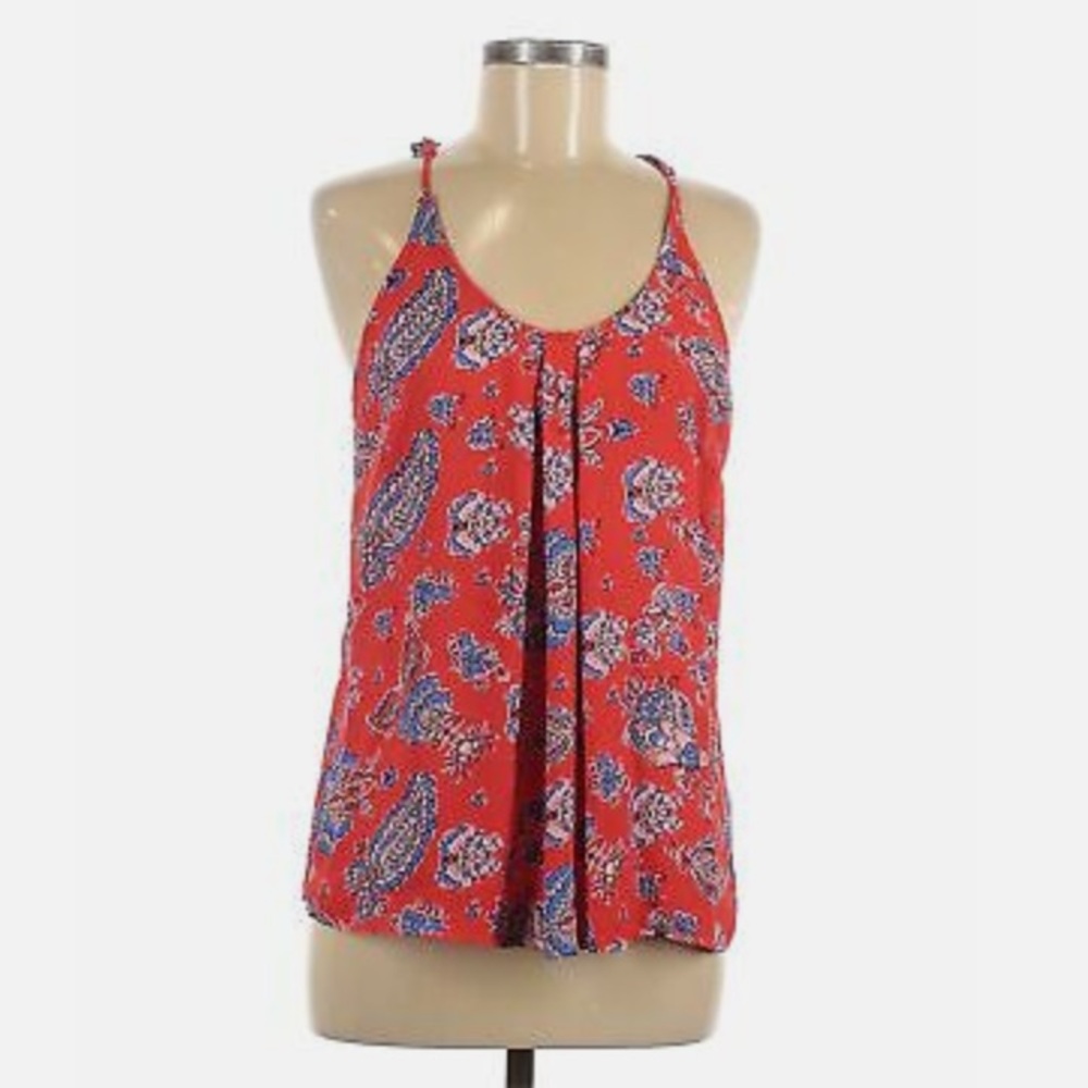 Razorback Colorful Chiffon Tank Top - Picture 2 of 6